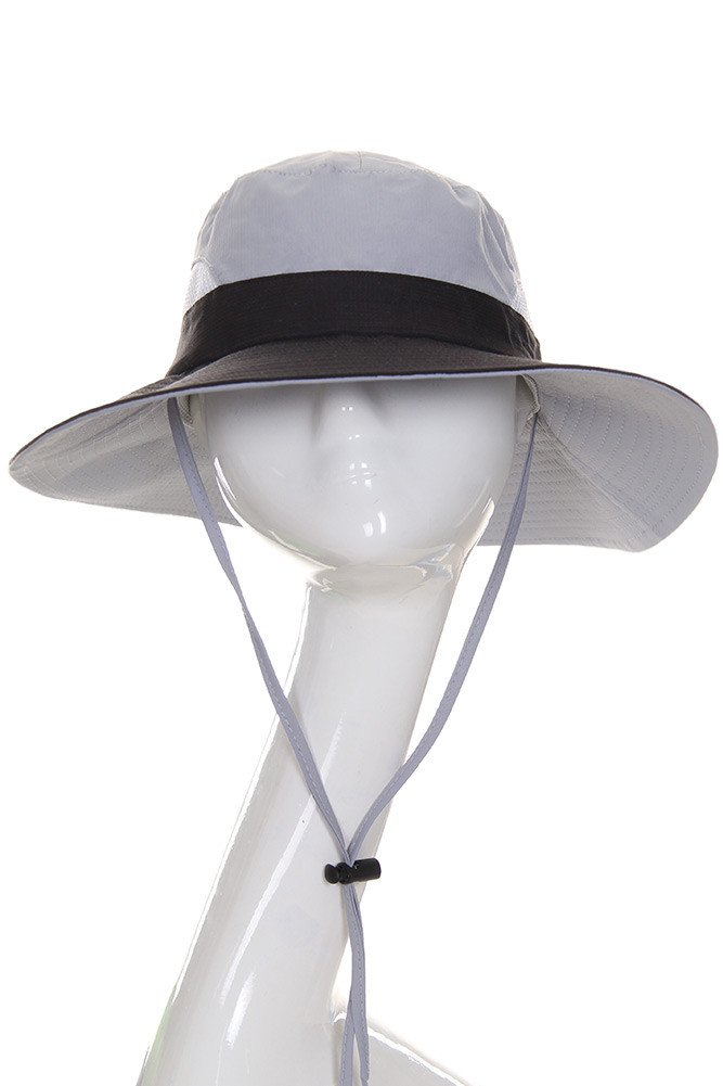 Women's Ponytail Sun Hat with Chin Strap — sun hat photo 6