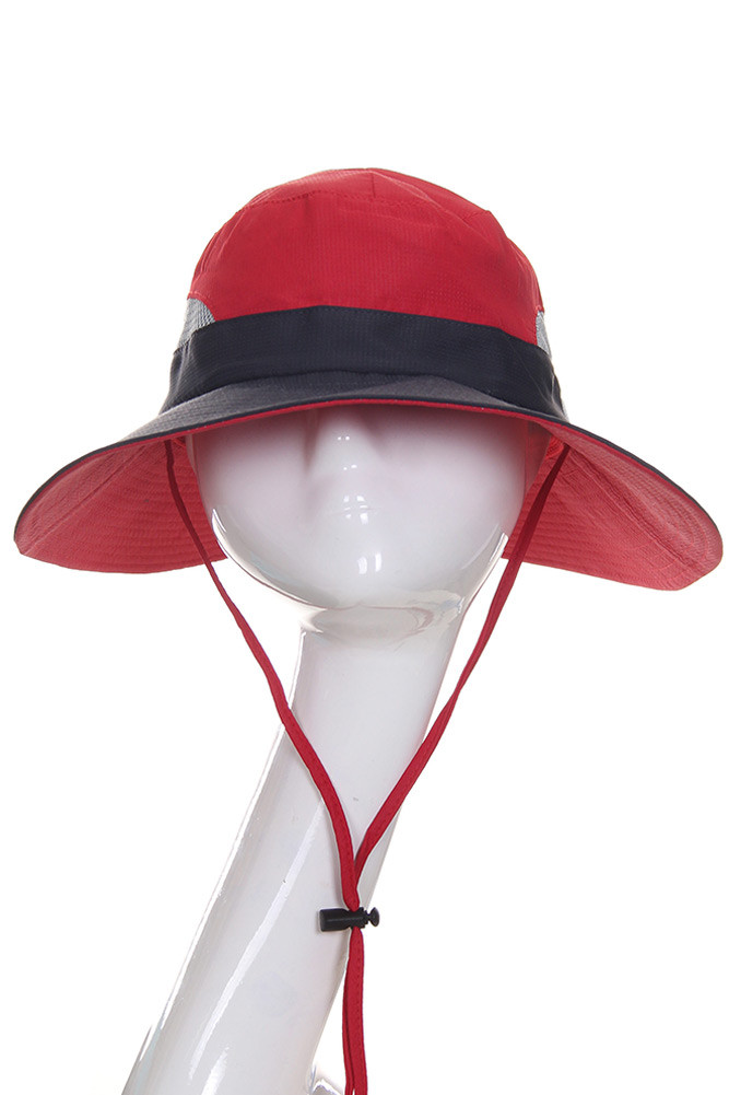 Women's Ponytail Sun Hat with Chin Strap — sun hat photo 7