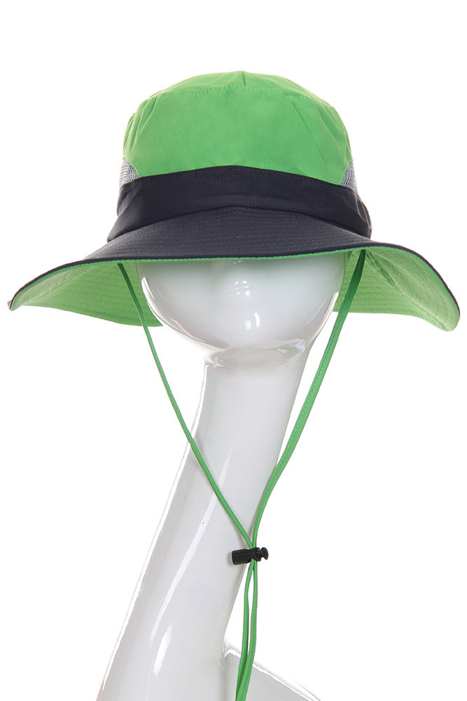 Women's Ponytail Sun Hat with Chin Strap — sun hat photo 8