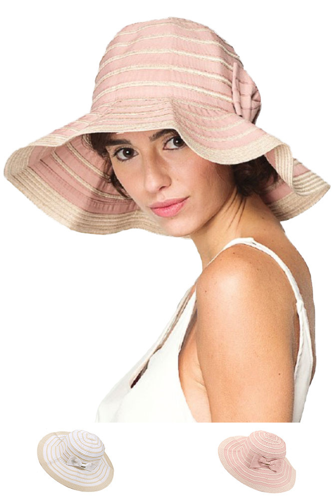Women's Folding Hat – Rose in Rose by BURACQ