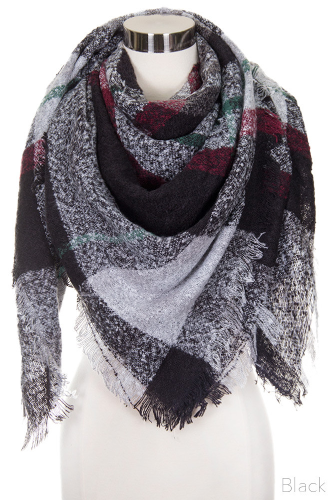Women's Oversize Scarf – Beige — scarf photo 4