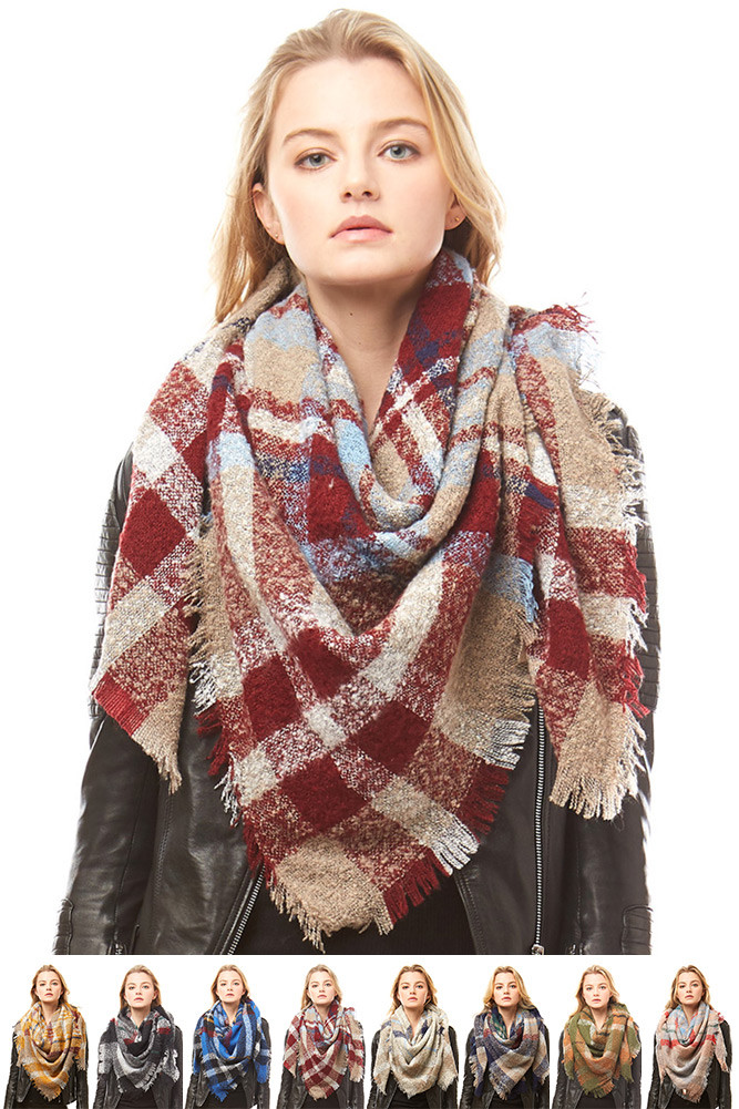 Women's Oversize Scarf – Beige in Beige by BURACQ