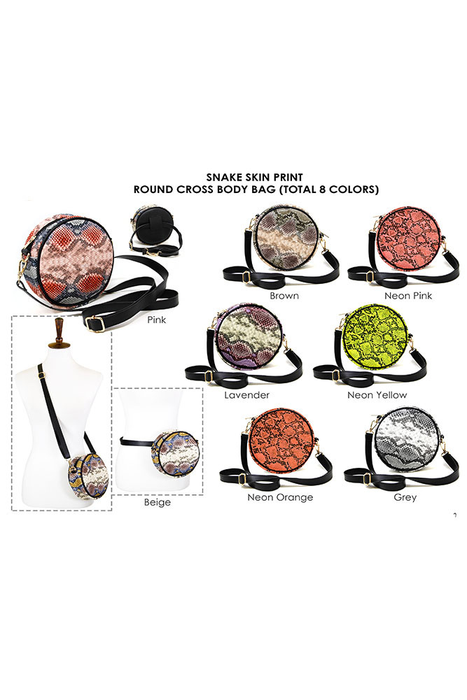 Women's Round Woven Crossbody Bag – Style LOA224 — crossbody bag photo 2