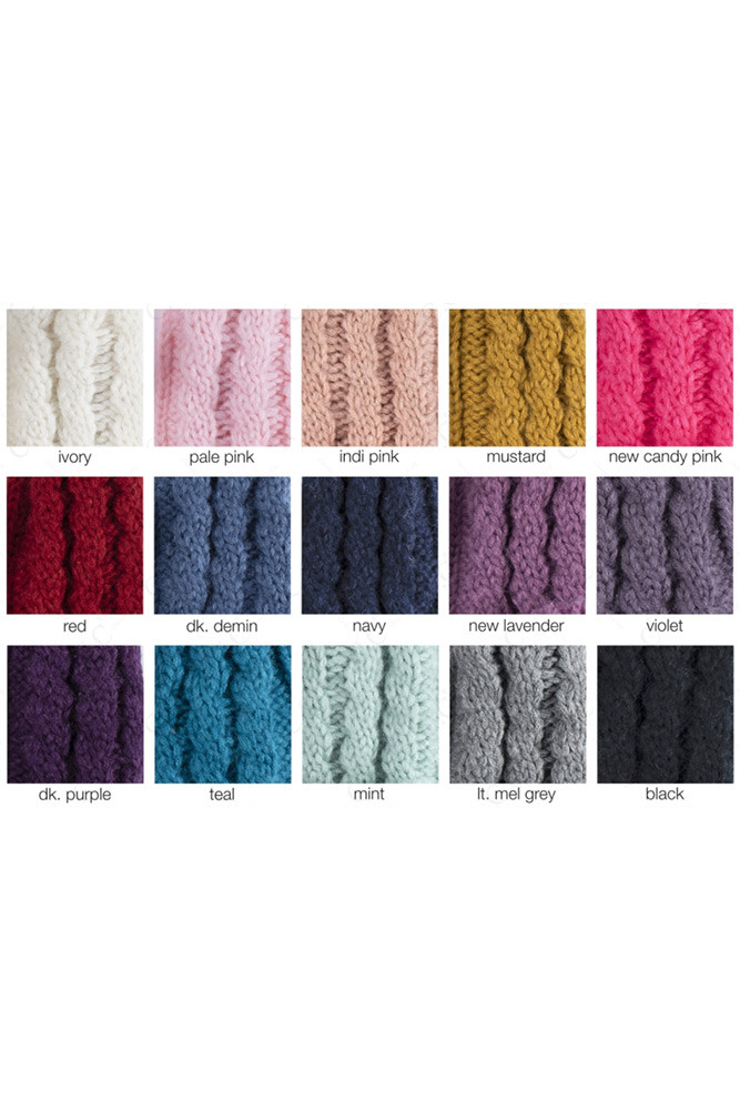 Kids Fuzzy Knit Mittens — mittens photo 2