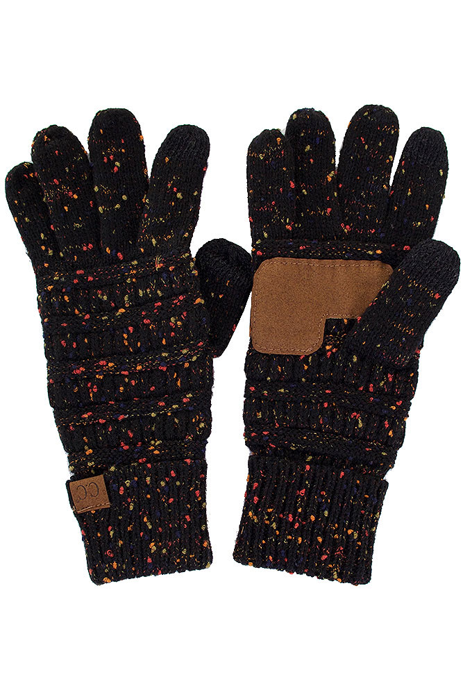 Women's Confetti Knit Touchscreen Gloves by BURACQ