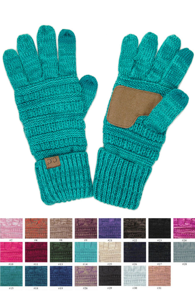 Women's Knit Touchscreen Gloves by BURACQ