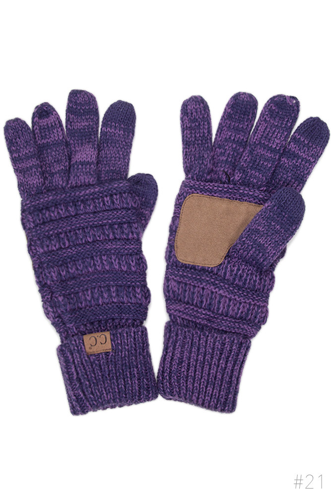 Women's Knit Touchscreen Gloves — gloves photo 7