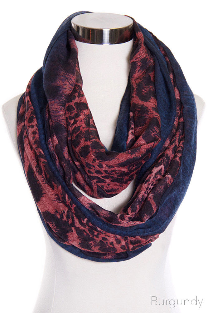 Women's Leopard Scarf – Style LOF005 — scarf photo 2