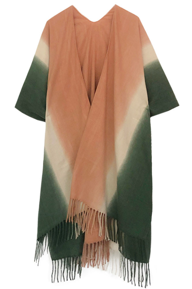 Women's Ombre Fringe Kimono by BURACQ