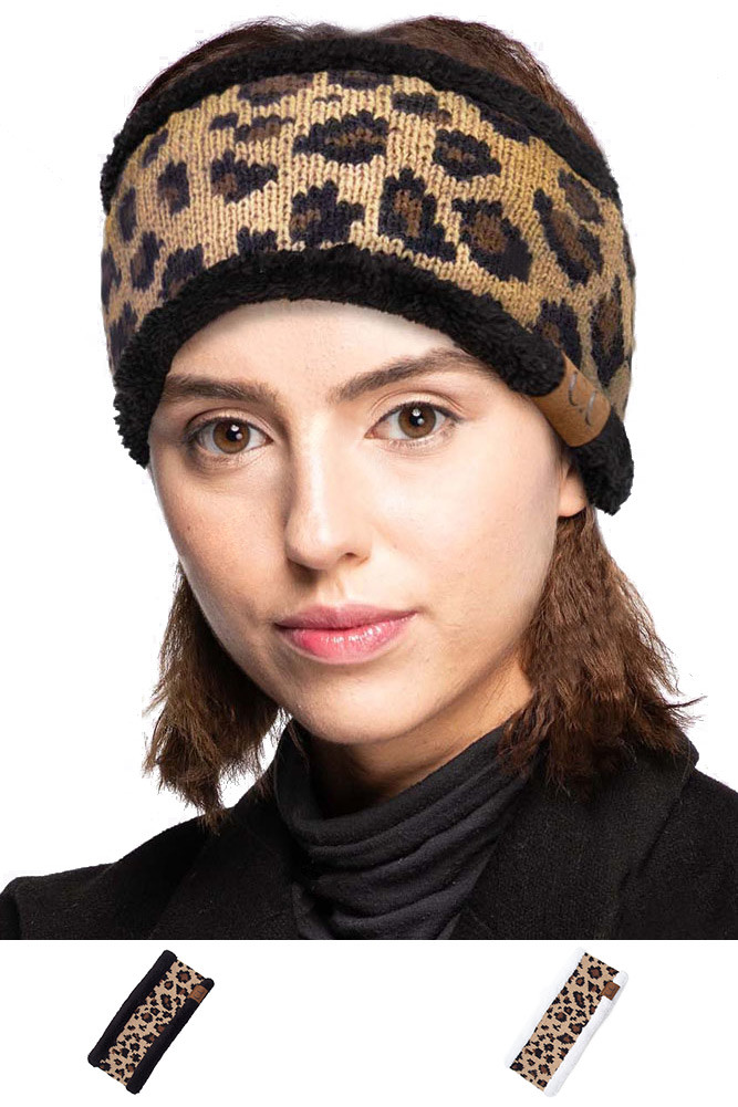 Women's Leopard Headband – Ivory in Ivory by BURACQ
