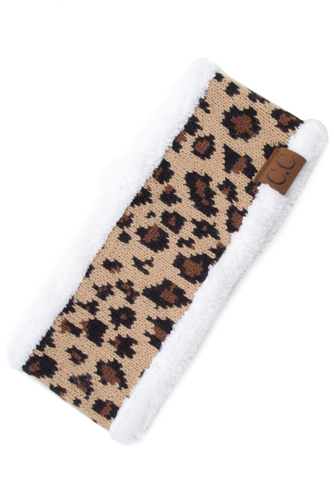 Women's Leopard Headband – Ivory — headband photo 3