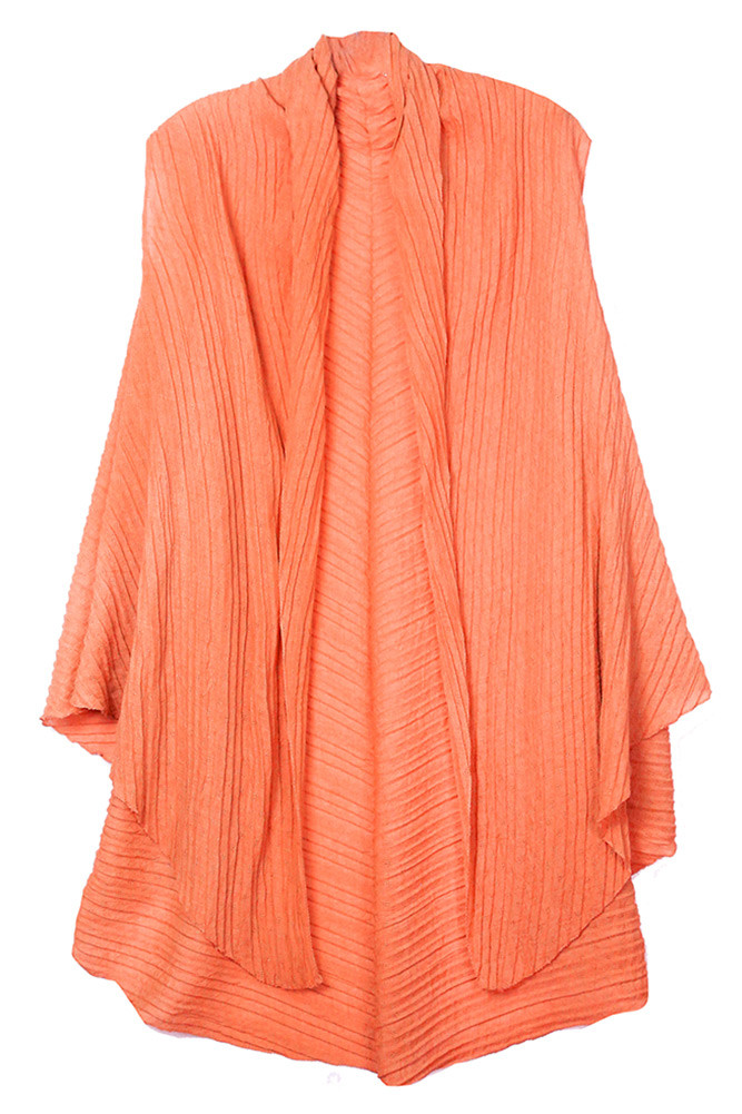 Women's Lightweight Open Front Vest – Orange in Orange