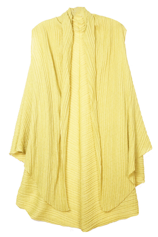 Women's Lightweight Knit Vest – Yellow in Yellow
