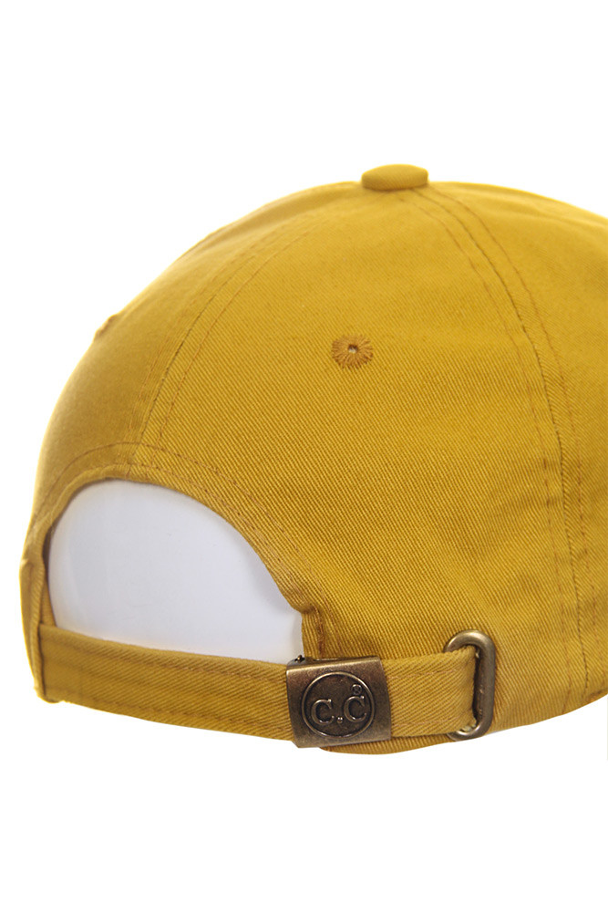 Women's Solid Cotton Baseball Cap — baseball cap photo 4