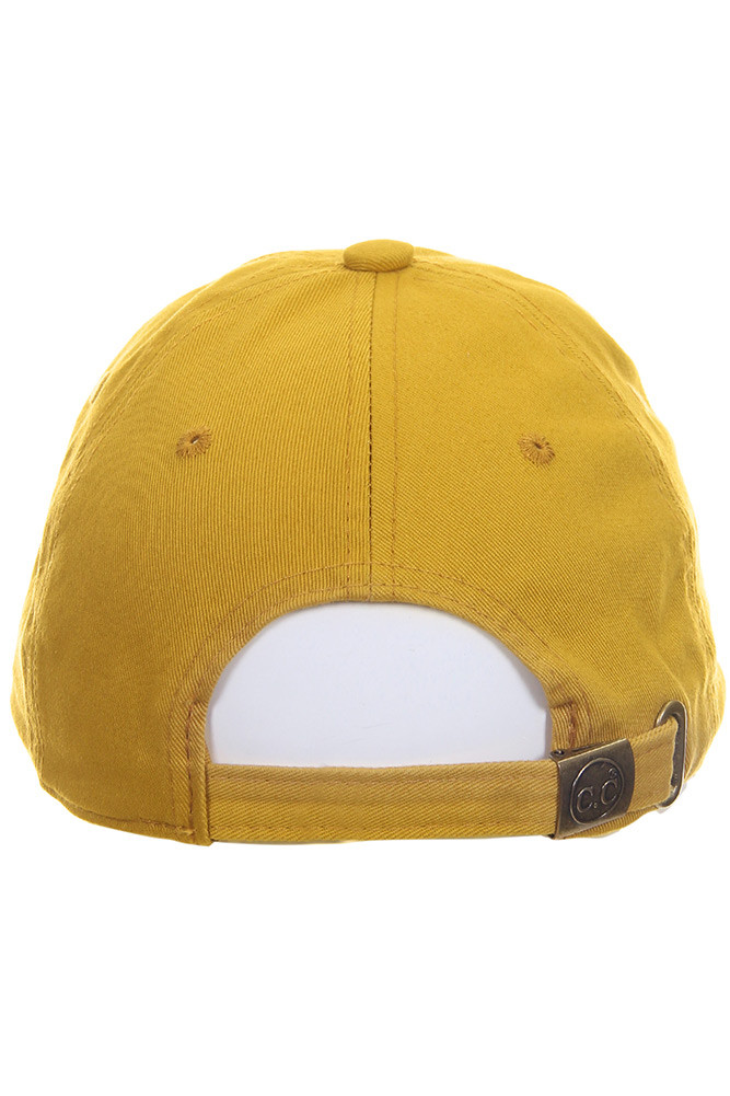 Women's Solid Cotton Baseball Cap — baseball cap photo 5