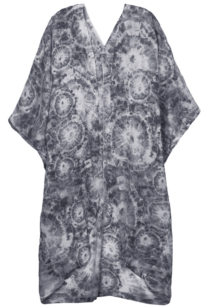 Women's Toile Print Kimono – Black in Black