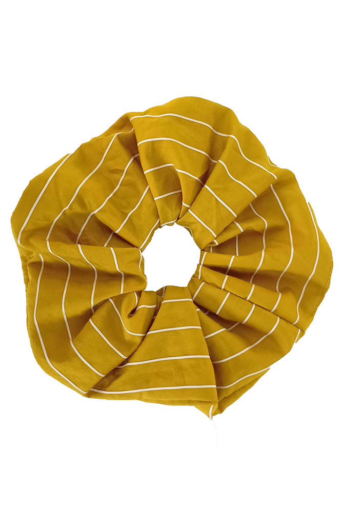 Women's Striped Oversized Scrunchie — scrunchie photo 8