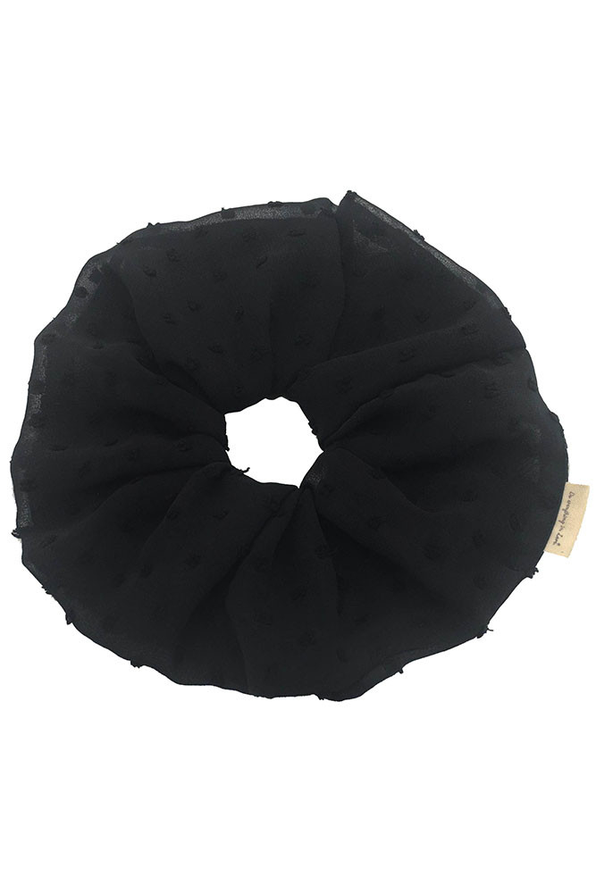 Women's Polka Dot Oversized Scrunchie — scrunchie photo 3