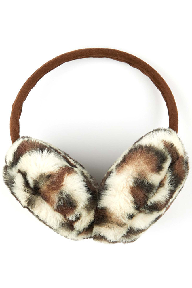 Women's Earmuffs in Beige