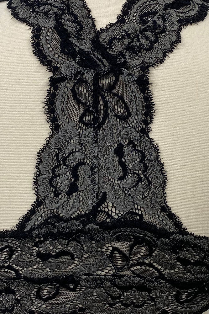 Women's Lace Bralette – Black in Black
