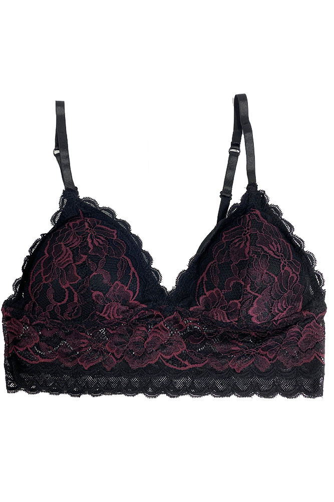 Women's Lace Bralette – Black in Black