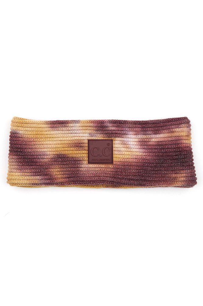 Women's Tie Dye Knit Headband – Cotton — headband photo 7
