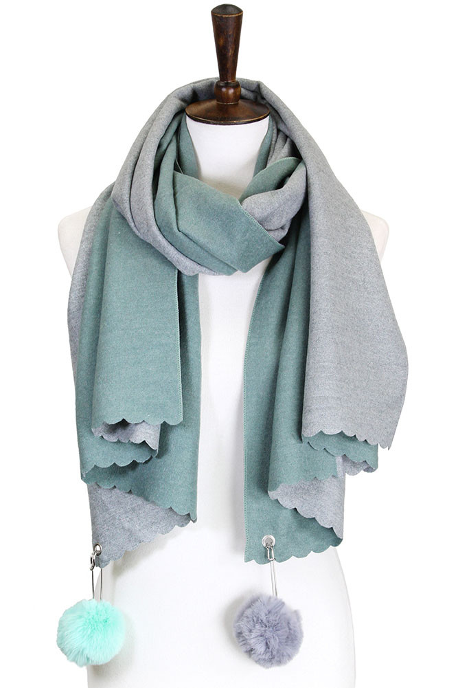 Women's Two Side Scarf — scarf photo 2
