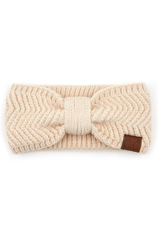 Women's Knit Ear Warmer Headband – Steel — earmuffs photo 8