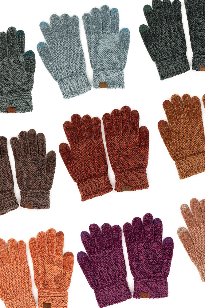 Women's Echo Friendly Chenille Gloves — gloves photo 7