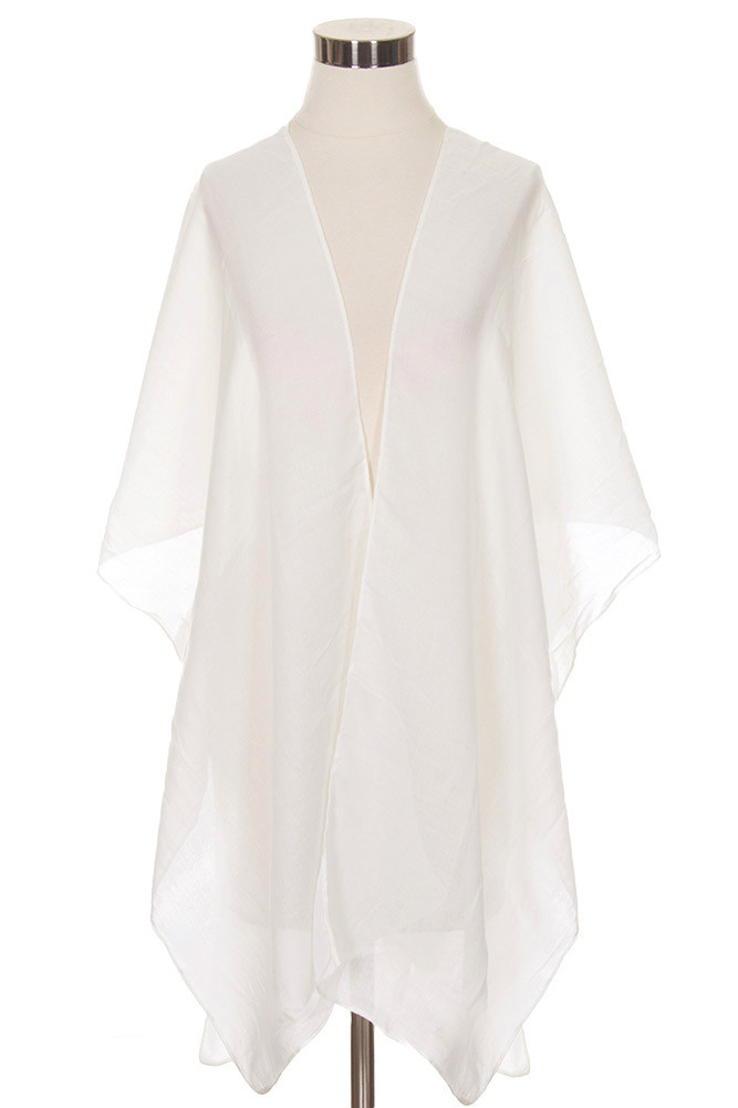 Women's Bride to Be Sheer Beach Cover-Up in White
