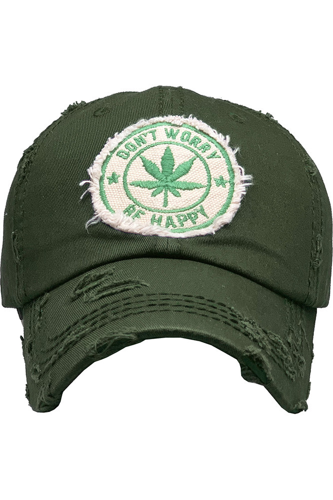 Women's Leaf Vintage Baseball Cap — baseball cap photo 8