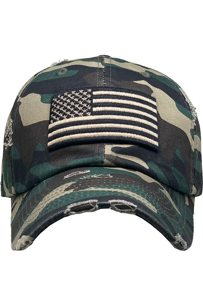 Women's American Flag Vintage Baseball Cap — baseball cap photo 6