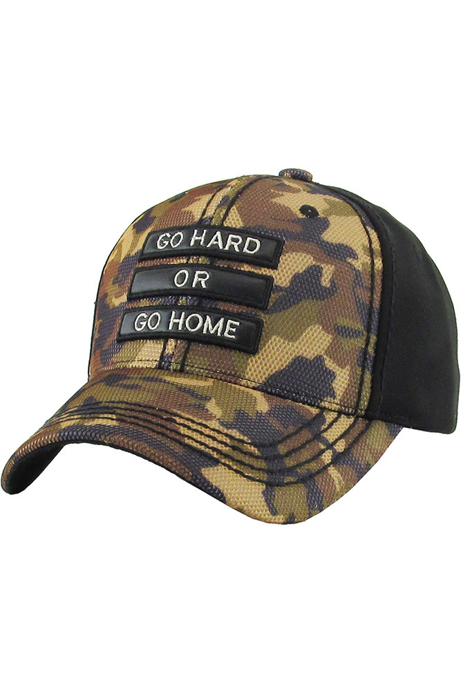 Women's Go Hard or Go Home Vintage Baseball Cap — baseball cap photo 3