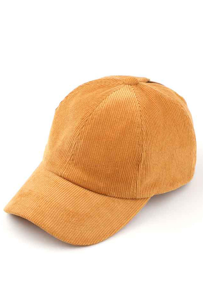 Women's Corduroy Criss-Cross Ponytail Cap — cap photo 8