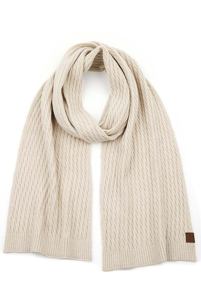 Women's Honey Comb Pattern Scarf — scarf photo 4