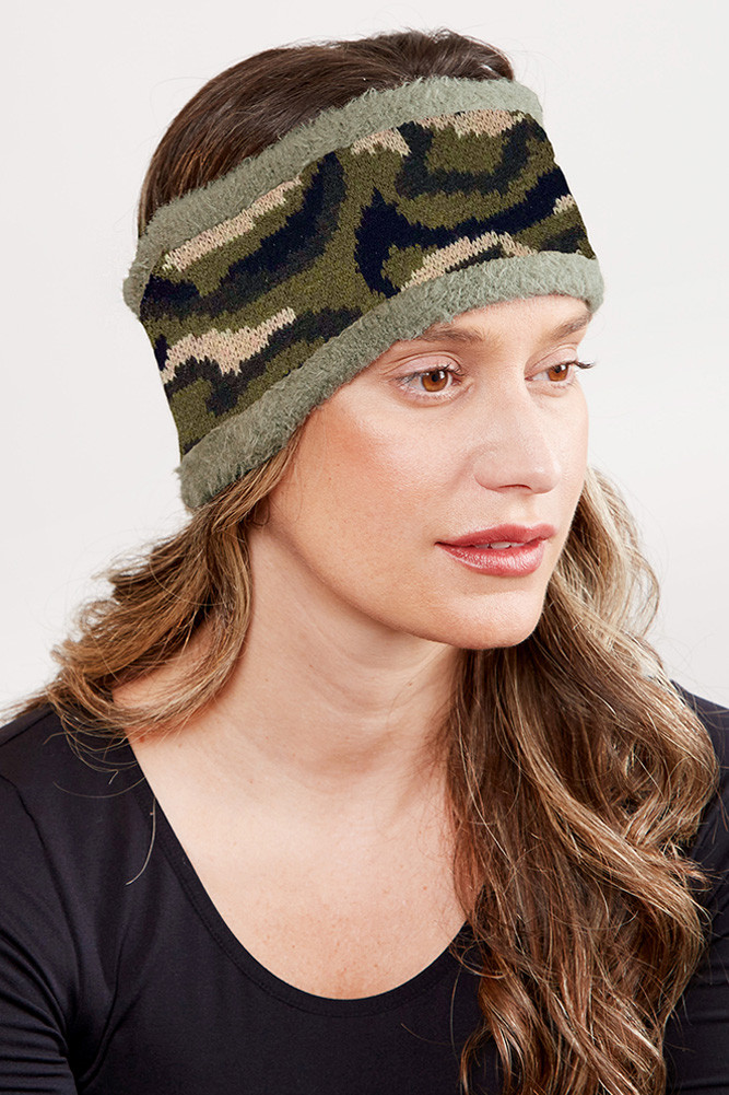 Women's Camouflage Pattern Headband by BURACQ