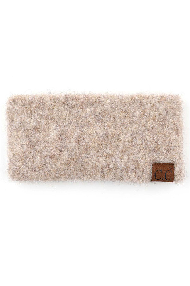 Women's Knitted Shearling Yarn Twisted Headwrap — headwrap photo 7