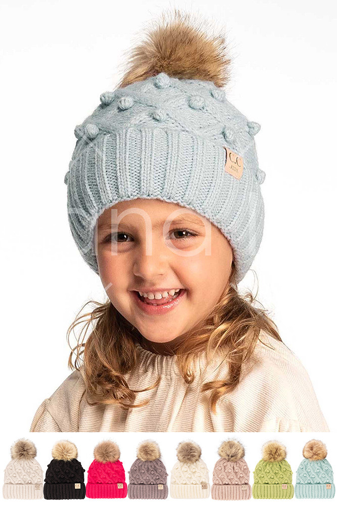 Bobble Beanie Kids Hat — beanie photo 2