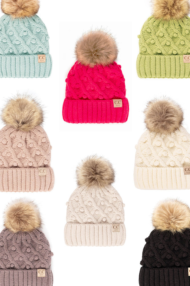 Bobble Beanie Kids Hat for kids by BURACQ