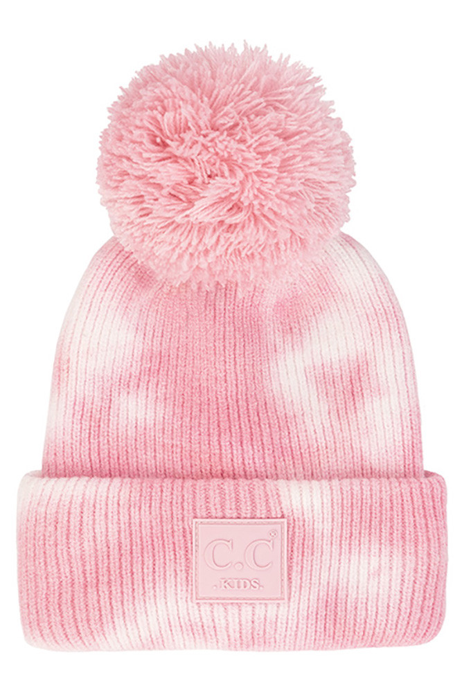 Rubber Patch Tie Dye Kids Beanie — beanie photo 5