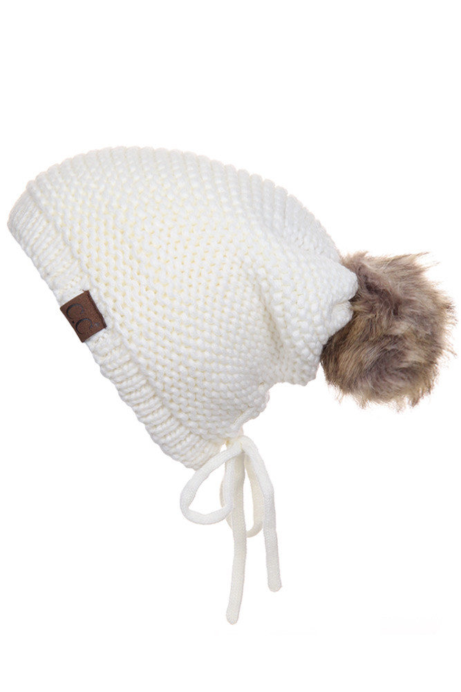 Women's Fleece Lined Slouchy Beanie — beanie photo 8