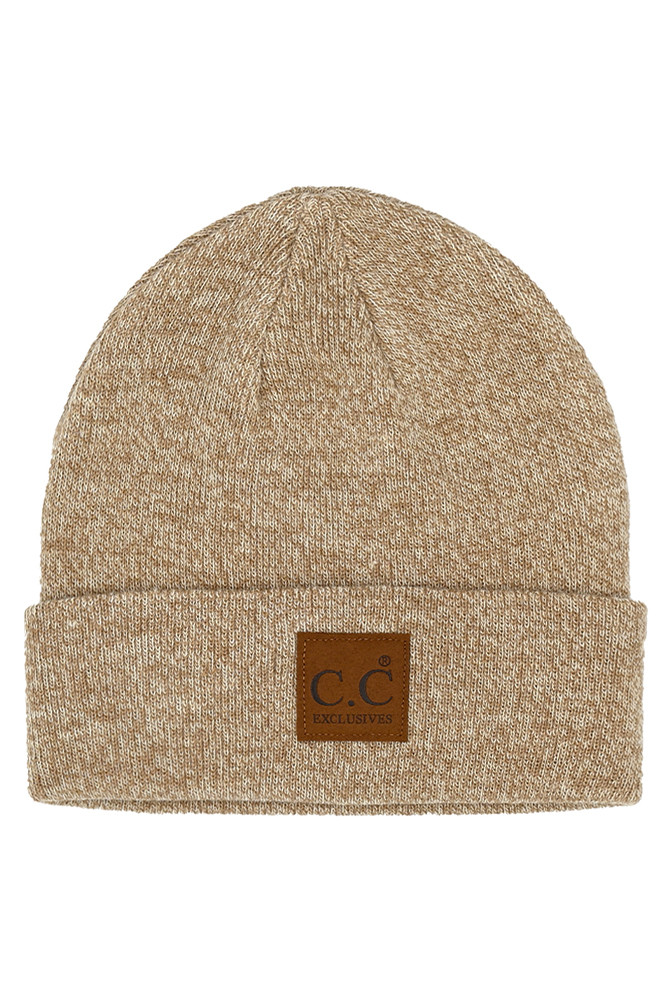 Unisex Classic Basic Solid Beanie by BURACQ