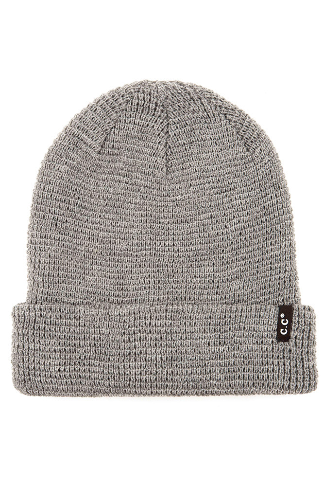 Women's Waffle Knit Beanie — beanie photo 6