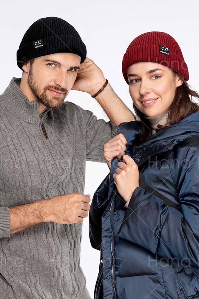 Knitted Solid Fisher Man Beanie — beanie photo 3