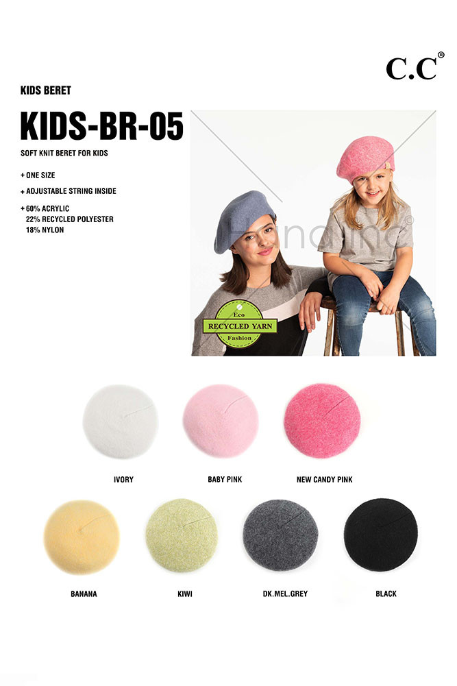 Soft Knit Beret for Kids — beret photo 3