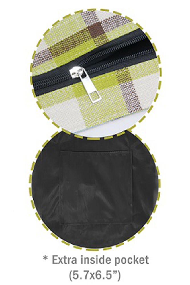 Women's Plaid Pattern Beach Bag — bag photo 2