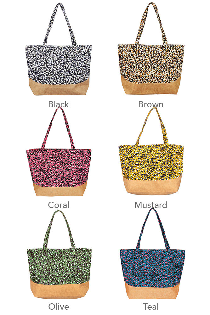 Women's Leopard Pattern Tote Bag — tote bag photo 2