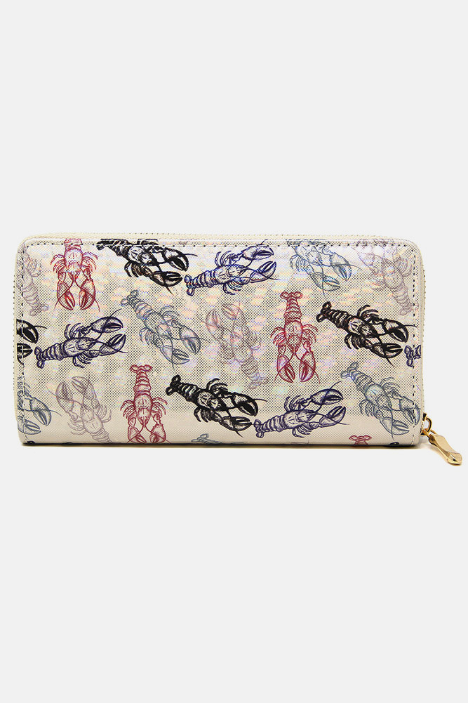 Women's Lobster 3D Hologram Wallet by BURACQ