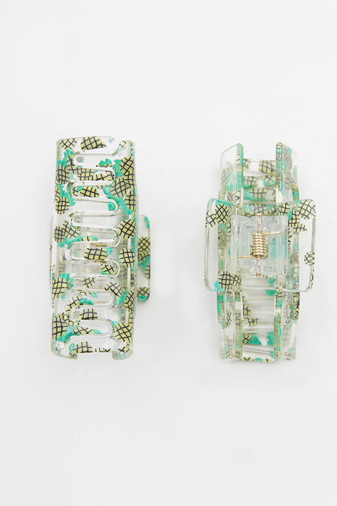 Women's Tropical Resin Hair Clip — hair clip photo 2