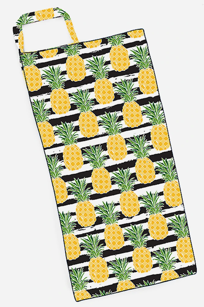 Pineapple Pattern Beach Towel by BURACQ